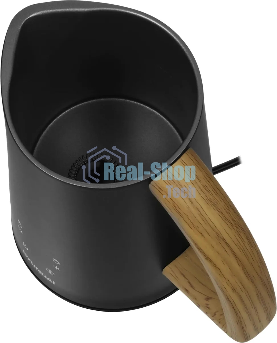 Капучинатор Hyundai HMF-P900 500мл черный/коричневый