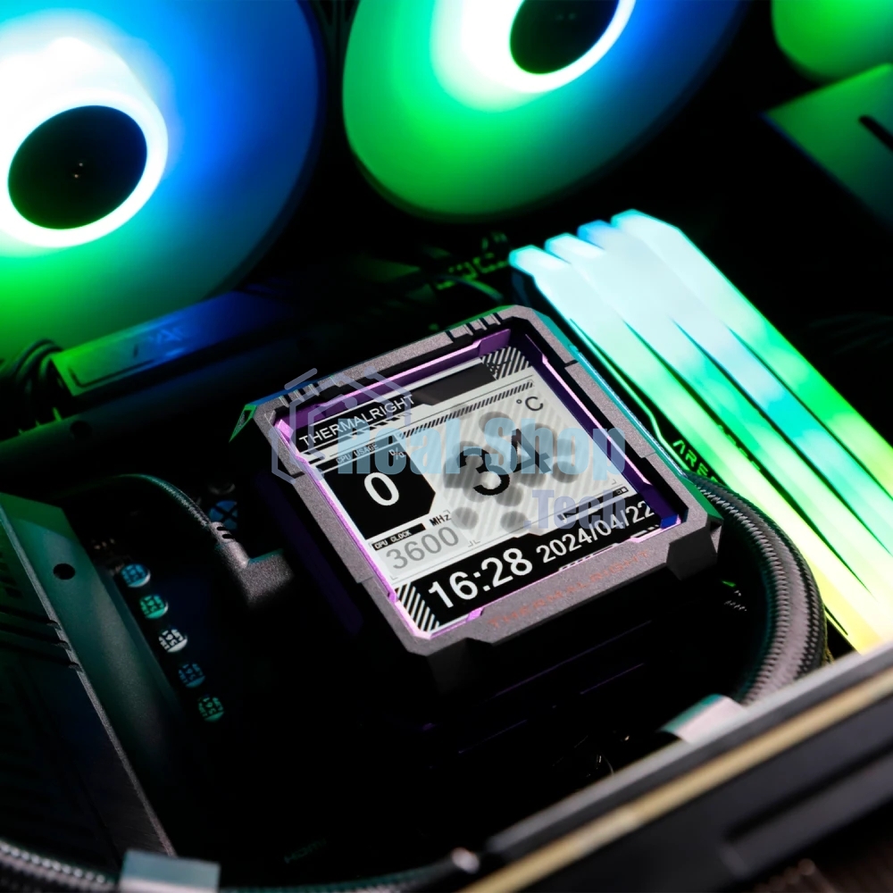 Система жидкостного охлаждения Thermalright Frozen Warframe PRO 360 ARGB Soc-AM5/AM4/1200/1700/1851 черный 4-pin 29.8dB Al LCD Ret (F-WFRAME-PRO-360-BL-ARGB)