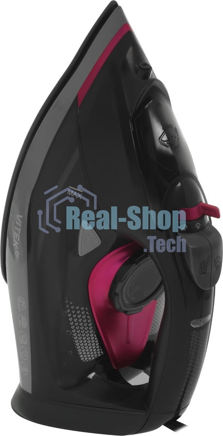 Утюг Vitek VT-IRN1203 черный, 2400 Вт, 430 мл