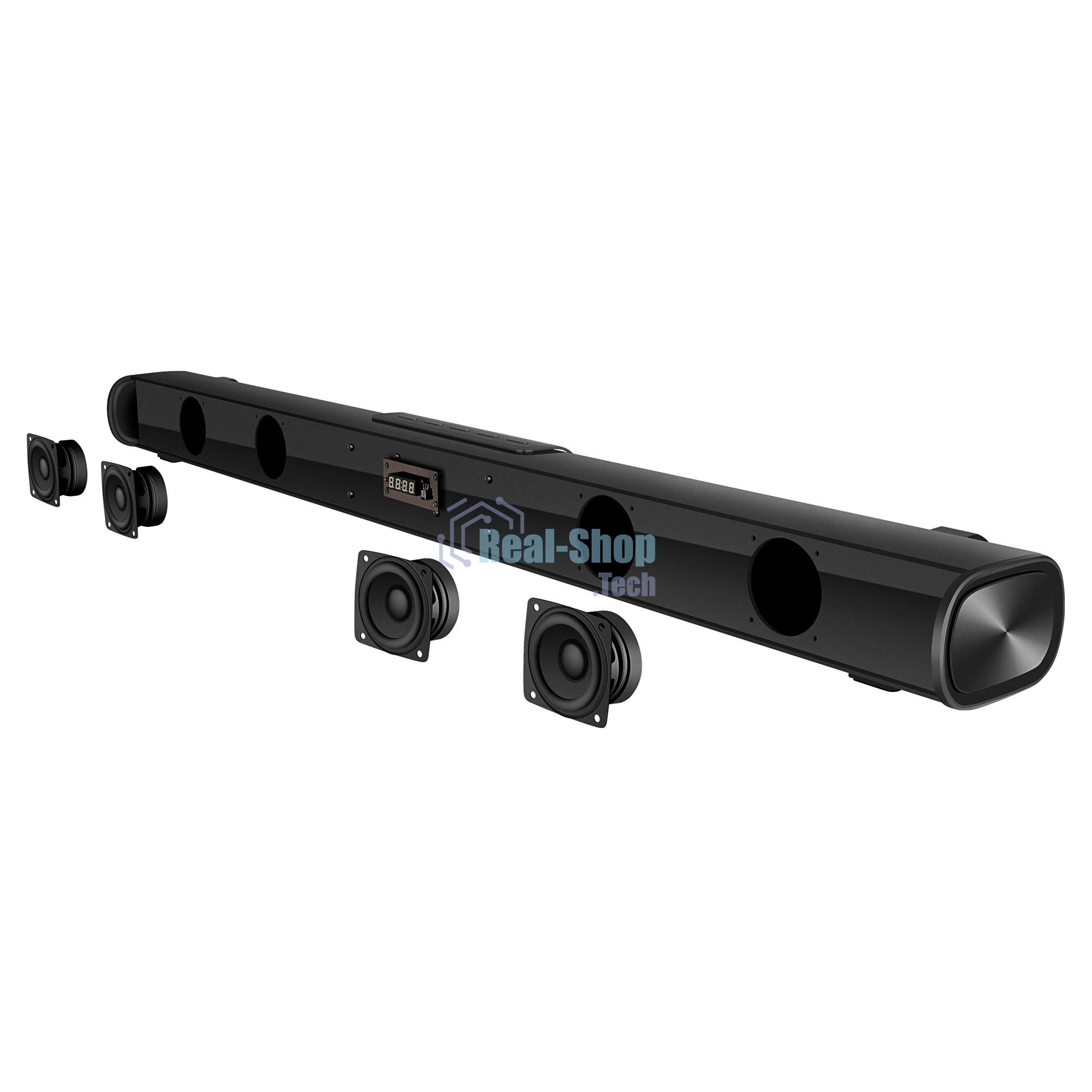 Саундбар SVEN SB-2200D черный (2 x 60W, Bluetooth сабвуфер 180W, пульт ДУ, LED-дисплей, HDMI, USB)