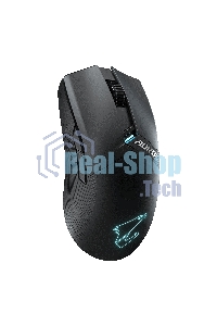 Мышь беспроводная/проводная Gigabyte GM-AORUS M6 черный, 26000 dpi, радиоканал, USB, кнопки - 8