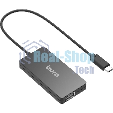Разветвитель USB Buro BPH-C-1730 4порт. черный