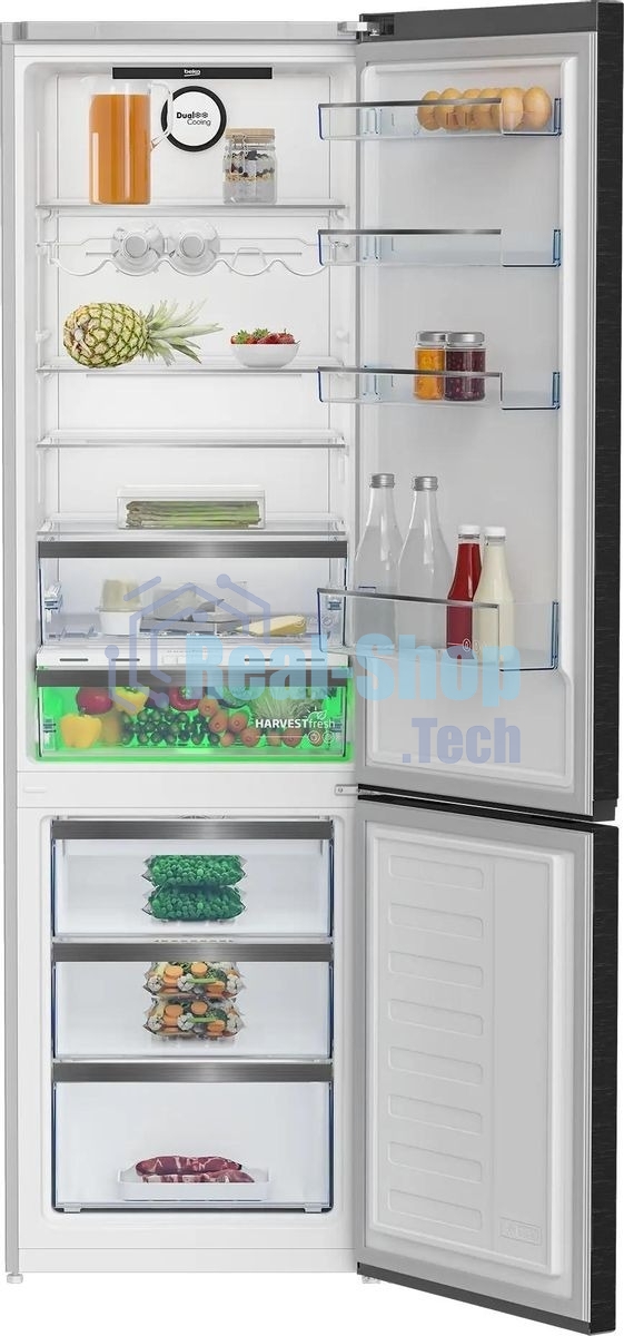 Холодильник Beko B5RCNK403ZWB черный 257/100л двухкамерный морозилка снизу, No Frost