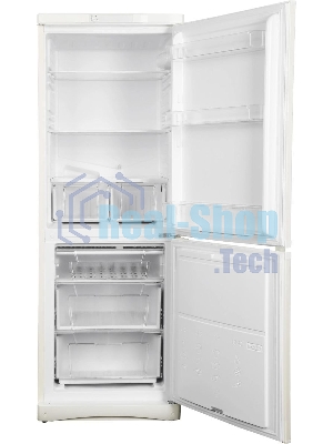 Холодильник Stinol STS 167 E бежевый двухкамерный 195/104 л морозилка снизу