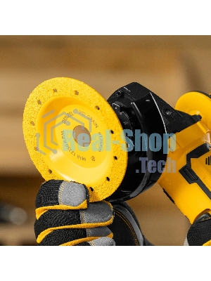 Чашка твердосплавная зачистная Denzel 125 мм, плоская, мелкое зерно #32