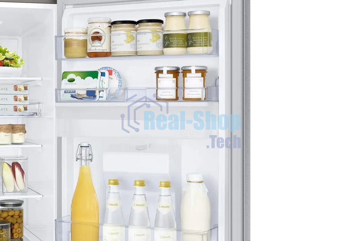 Холодильник Samsung RB34C632ESA/EF графит двухкамерный 227/114л морозилка снизу, No Frost