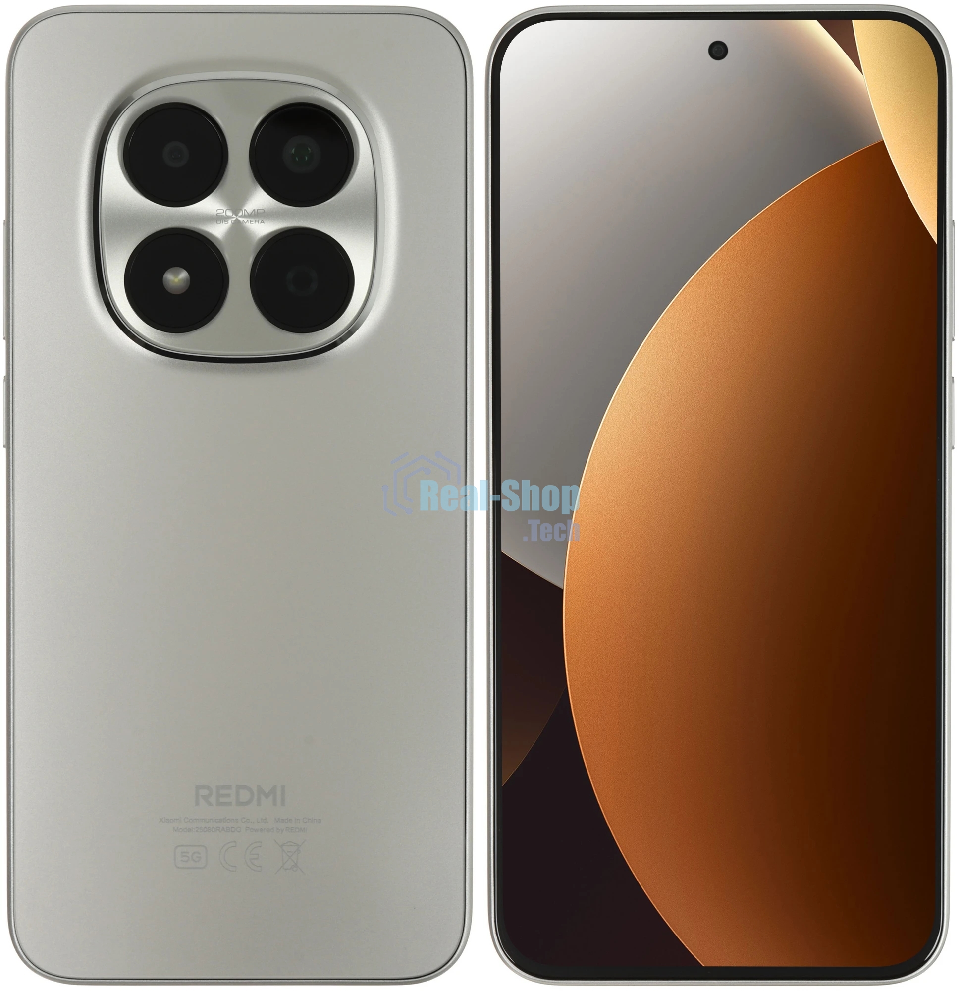 Смартфон Redmi Note 15 Pro 5G 8/256Gb, титановый