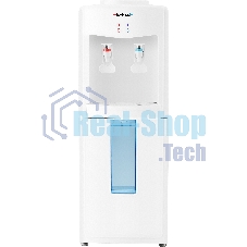 Кулер для воды Hotfrost V118E, верхняя загрузка, нагрев 90 °С, охлаждение 15 °С, белый