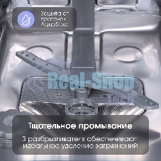 Встраиваемая посудомоечная машина Zigmund & Shtain DW 306.4, серый, 44.8 см, 10 компл., 49 дБ, класс A+++