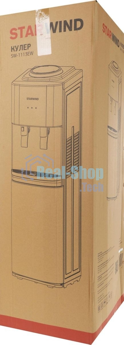 Кулер Starwind SW-1113EW напольный электронный белый