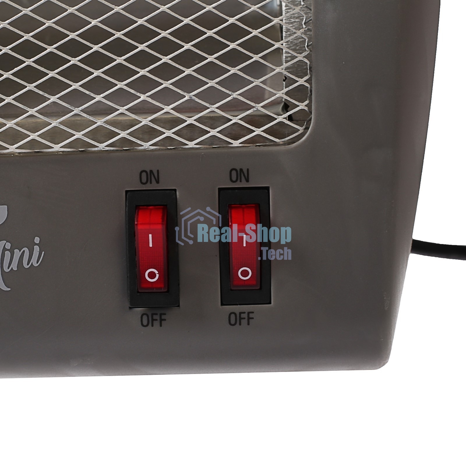 Обогреватель кварцевый Engy EN-505 mini, серый, 800 Вт, 8 м2, термостат