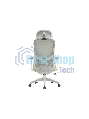 Кресло Cactus CS-GMC515-GYGN серый, сетка, подголовник