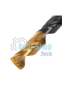 Сверло по металлу Denzel 9 мм, HSS-Tin, Golden Tip, 8 шт.