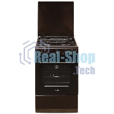 Плита газовая Cezaris ПГ 2150-05 коричневый, конфорок 4 шт, духовка 43 л, 50 см x 85 см x 50 см