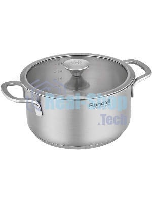 Кастрюля Rondell Modern RDS-1747, 2.8л, 20см, с крышкой, стальной