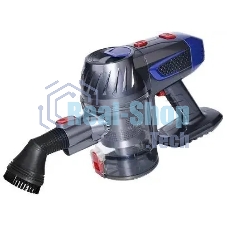 Пылесос вертикальный BQ VC1002H серый/золотой, питание от аккумулятора, 45 Вт, уборка сухая, пылесборник 0.7 л, работа от АКБ max 35 мин