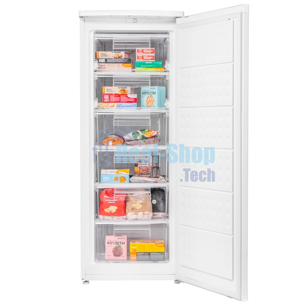 Морозильная камера Maunfeld MFFR143W, белый, 168л, 6 ящиков