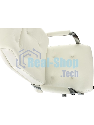 Кресло Бюрократ DAO/WHITE белый, кожа