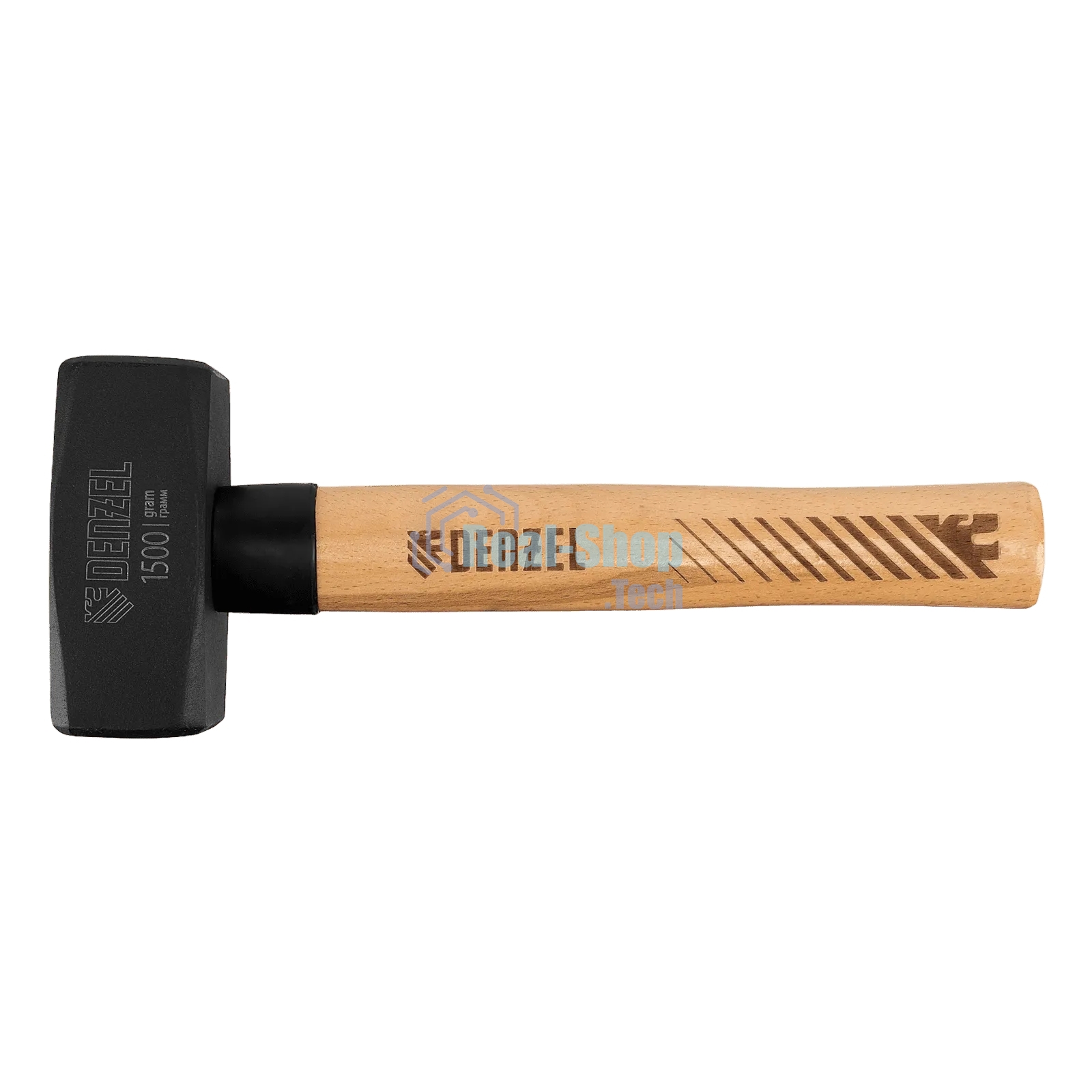 Кувалда Denzel 1500 г, кованая головка, буковая рукоятка