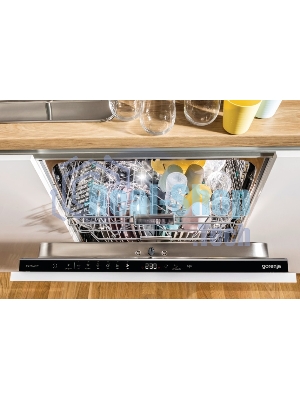 Встраиваемая посудомоечная машина Gorenje GV643D90, черный, 60 см, 16 компл., 45 дБ, класс A+++