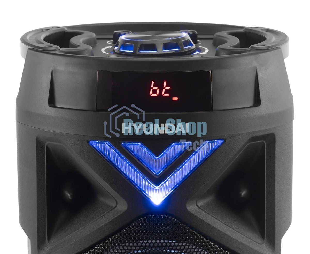 Минисистема Hyundai H-MC180 черный 80Вт/FM/USB/BT/SD/MMC