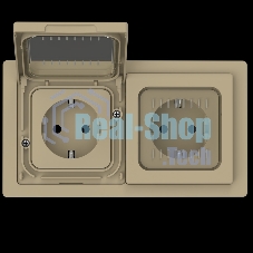 Рамка 2-местная IP55 Рпро-2-55-ФлХ хаки FLITE