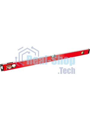 Уровень алюминиевый Matrix магнитный, 1000 мм, фрезерованный, 3 глазка, усиленный