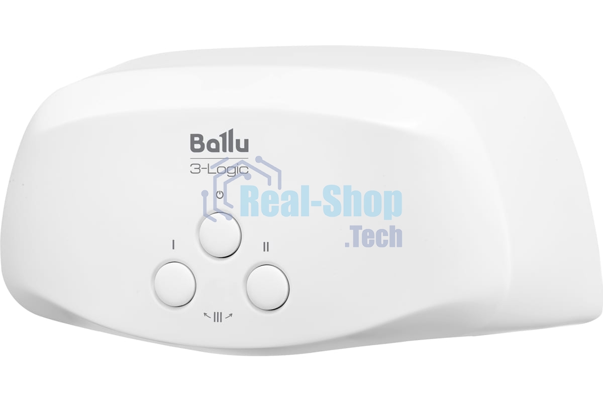 Водонагреватель проточный Ballu 3-Logic TS (6,5 kW) - кран+душ