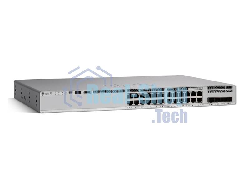 Коммутатор Cisco C9200L-24T-4X-E, 24×1 Гбит/с + 4×10 Гбит/с