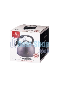 Чайник для плиты AGNESS 907-251 черный индуция 2,5 л