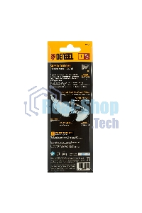 Очки защитные Denzel открытые, поликарбонатные, прозрачная линза