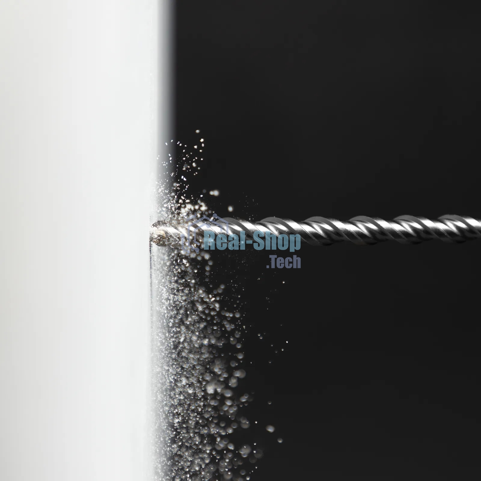 Бур по бетону Denzel двойная спираль, Cobalt W-tip, 10x600 мм, SDS PLUS