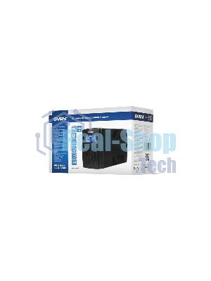 Источник бесперебойного питания SVEN Pro 650 650VA/390W LCD, USB, RJ-45 (2 EURO)
