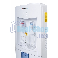 Кулер для воды Hotfrost V118E, верхняя загрузка, нагрев 90 °С, охлаждение 15 °С, белый