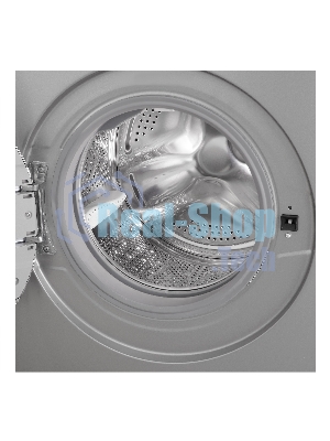 Стиральная машина Korting KWD 58L1496S серебристый, загрузка фронтальная 9 кг, 1400 об/мин., класс: А