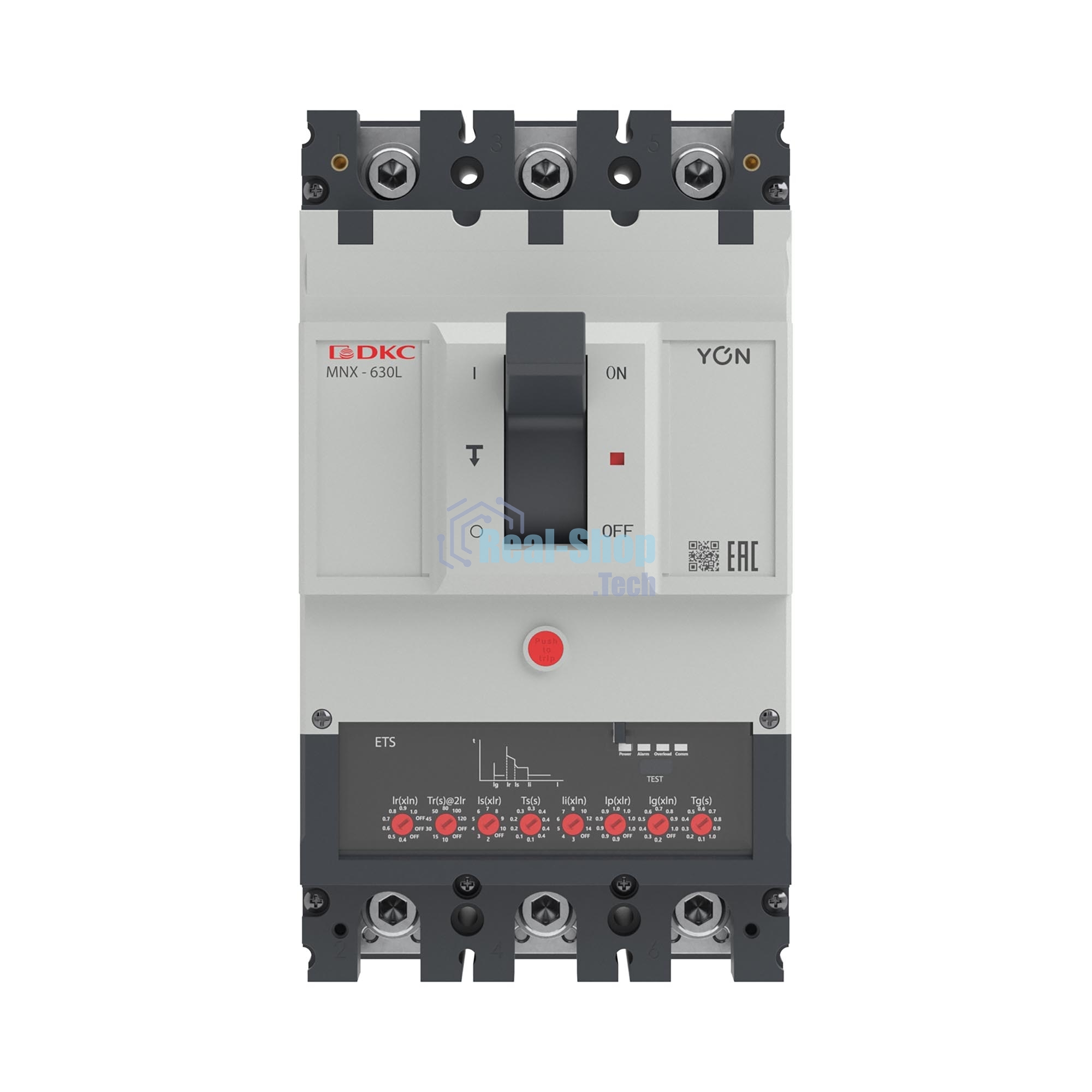 Выключатель автоматический DKC YON pro MNX630L 3P 630A 70kA при AC415V расц. ETS.