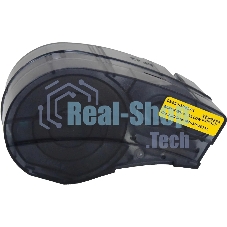 Картридж ленточный Cactus CS-M21-375595YL черный шрифт, желтый фон (9.5 мм, 6.4 м) для Brady BMP21-PLUS, BMP21-LAB