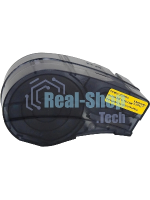 Картридж ленточный Cactus CS-M21-375595YL черный шрифт, желтый фон (9.5 мм, 6.4 м) для Brady BMP21-PLUS, BMP21-LAB