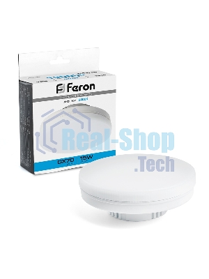 Лампа светодиодная FERON LB-472 LED 15вт GX70 дневной таблетка