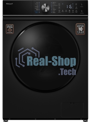 Стиральная машина Weissgauff WM 4106 D Black Edition черный, загрузка фронтальная 6 кг, 1000 об/мин, класс: А