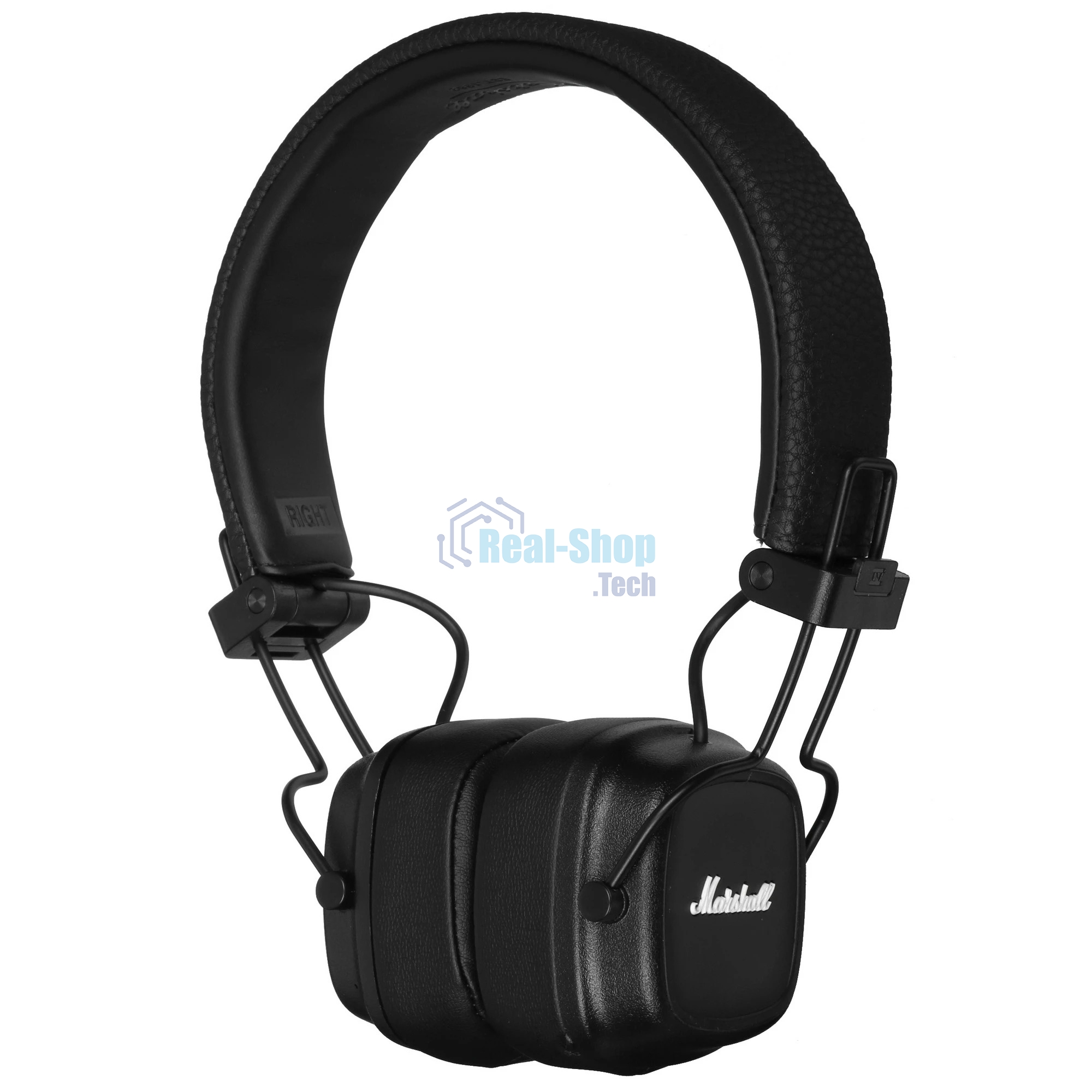 Беспроводные/проводные наушники Marshall Major IV черный, накладные, Bluetooth + проводной, беспроводная зарядка, до 80 ч