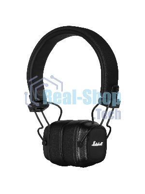Беспроводные/проводные наушники Marshall Major IV черный, накладные, Bluetooth + проводной, беспроводная зарядка, до 80 ч