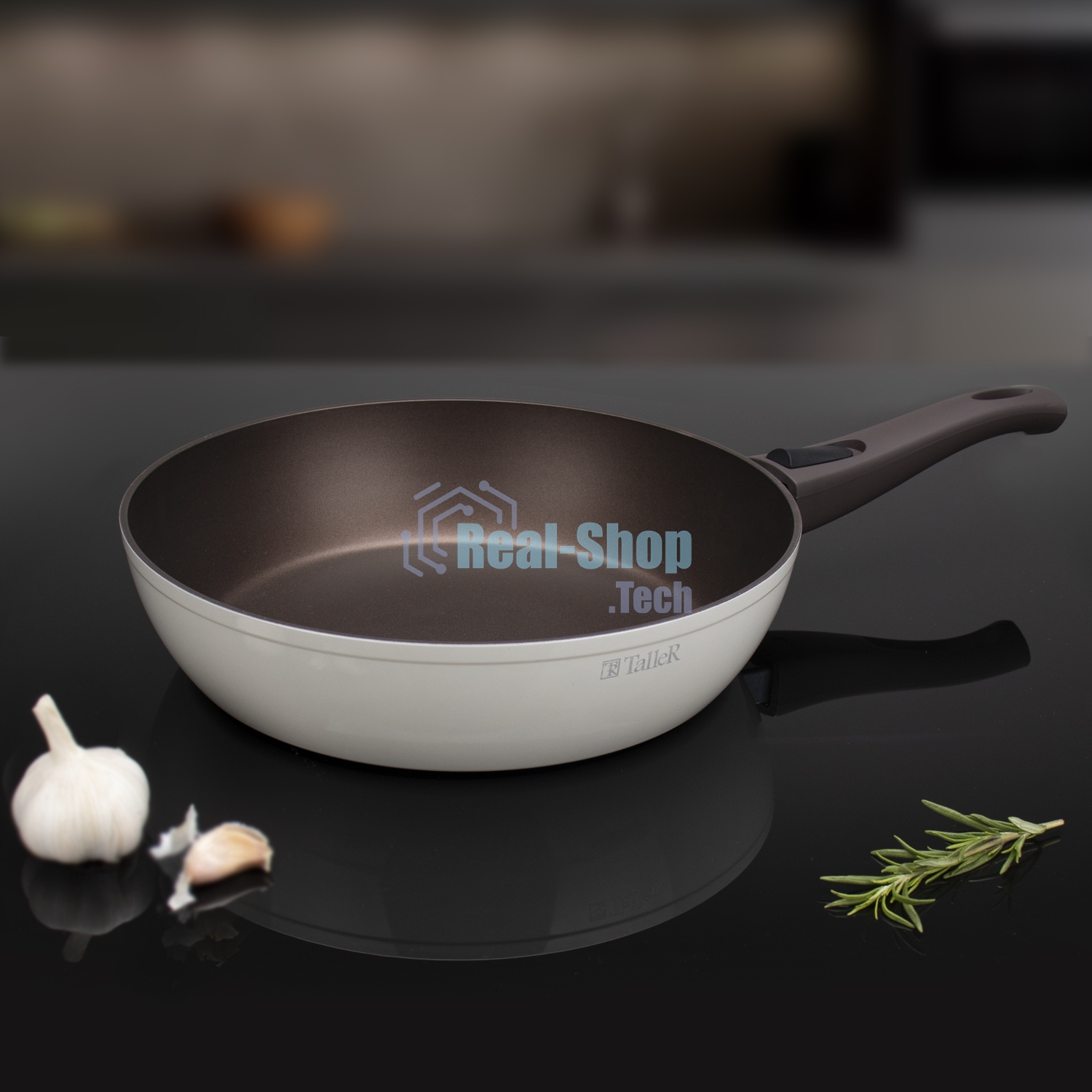 Сковорода глубокая TALLER TR-44110 Хюгге 28 см со съемной ручкой