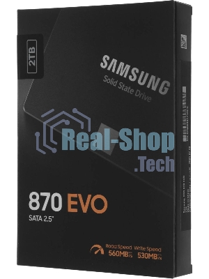 Накопитель SSD Samsung 870 EVO, 2Tb, SATA III, 2.5