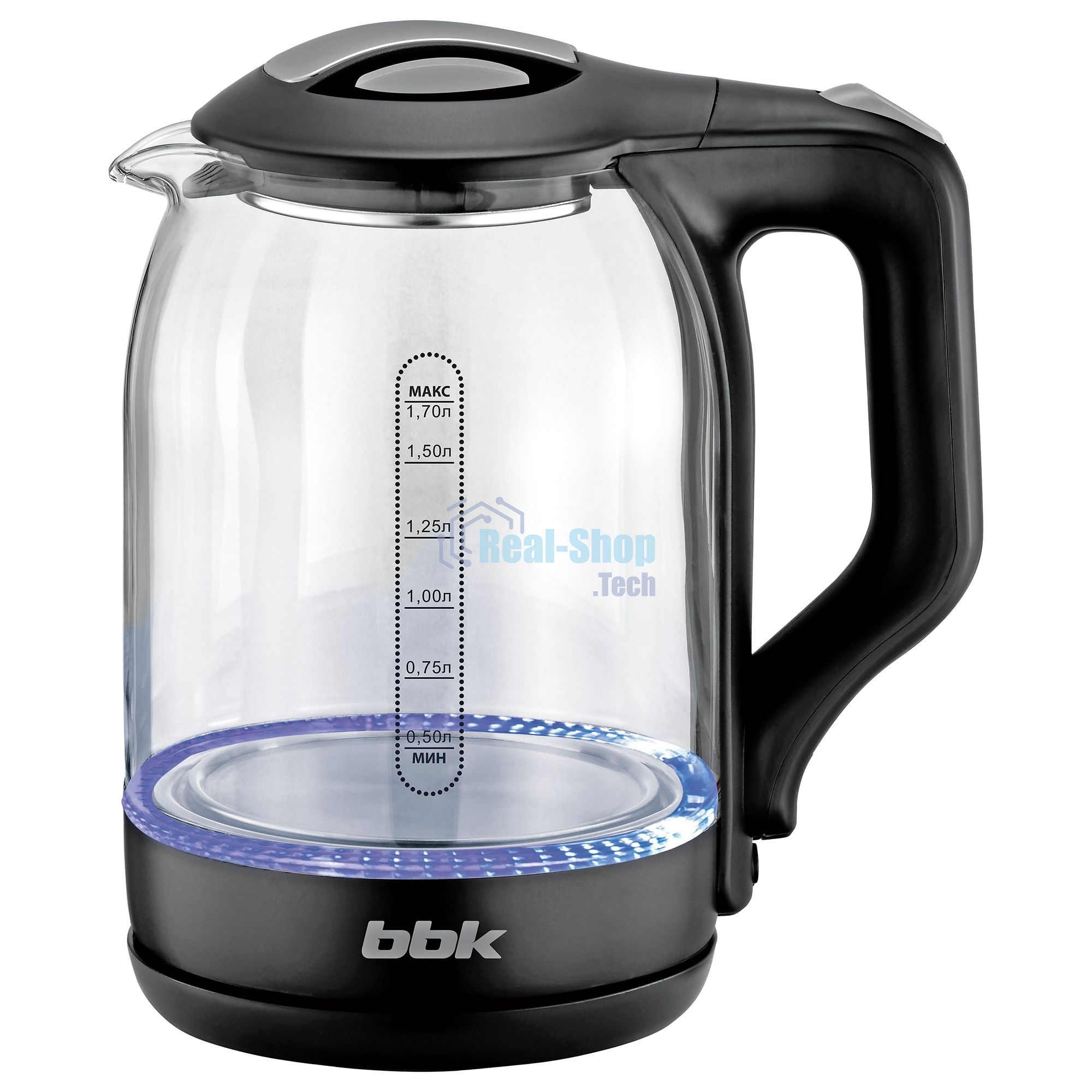Чайник электрический BBK EK1724G черный