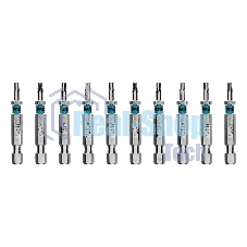 Бита Gross 114609 Torx 15х50 мм, сталь S2, шестигр., 10 шт.