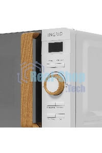 Микроволновая печь Tesler ME-2044 белый/черный, 20 л, 700 Вт, переключатели - кнопки, поворотный механизм