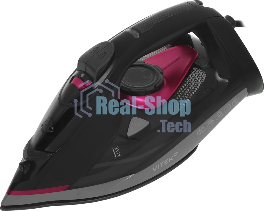 Утюг Vitek VT-IRN1203 черный, 2400 Вт, 430 мл