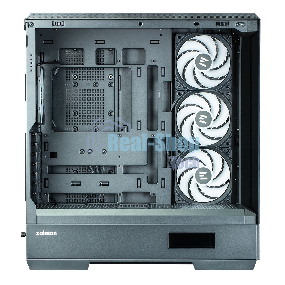 Компьютерный корпус ZALMAN P50 DS, ATX, черный, WINDOW, 2x3.5