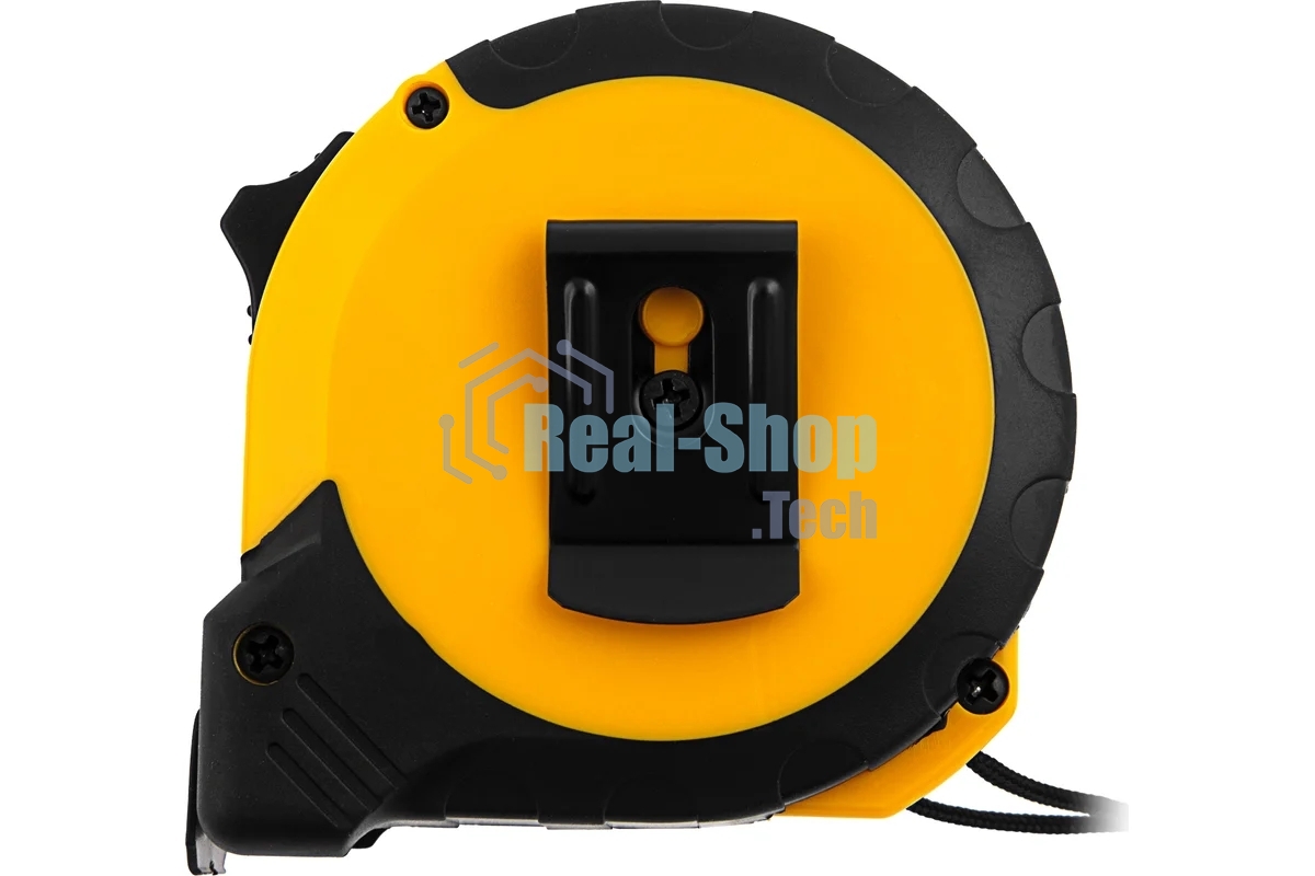 Рулетка Denzel 8м х 25мм, двухкомп. корпус, кнопка-пауза